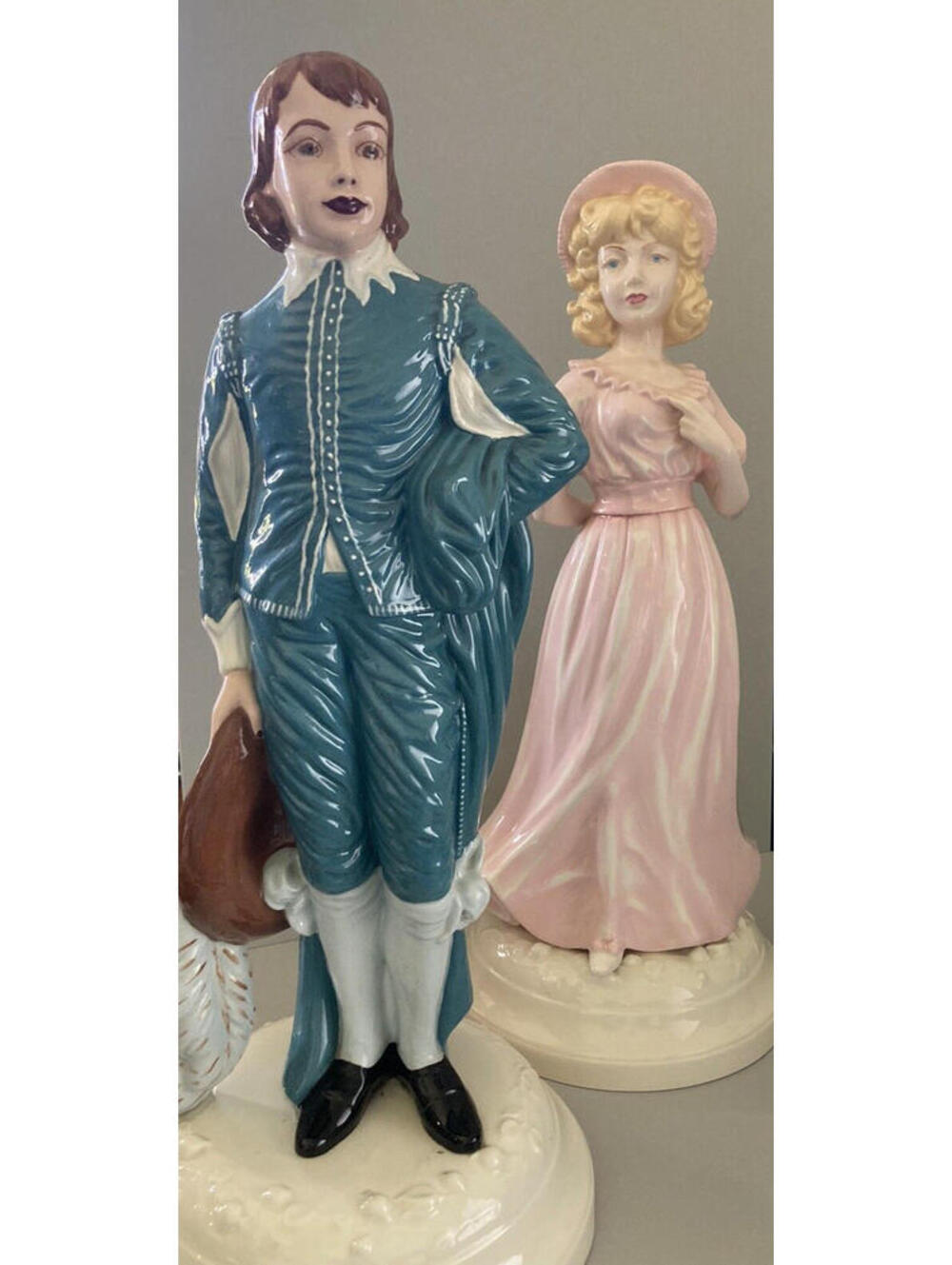 1976 Vintage Holland Mold Set of Blue Boy and Pink Girl
